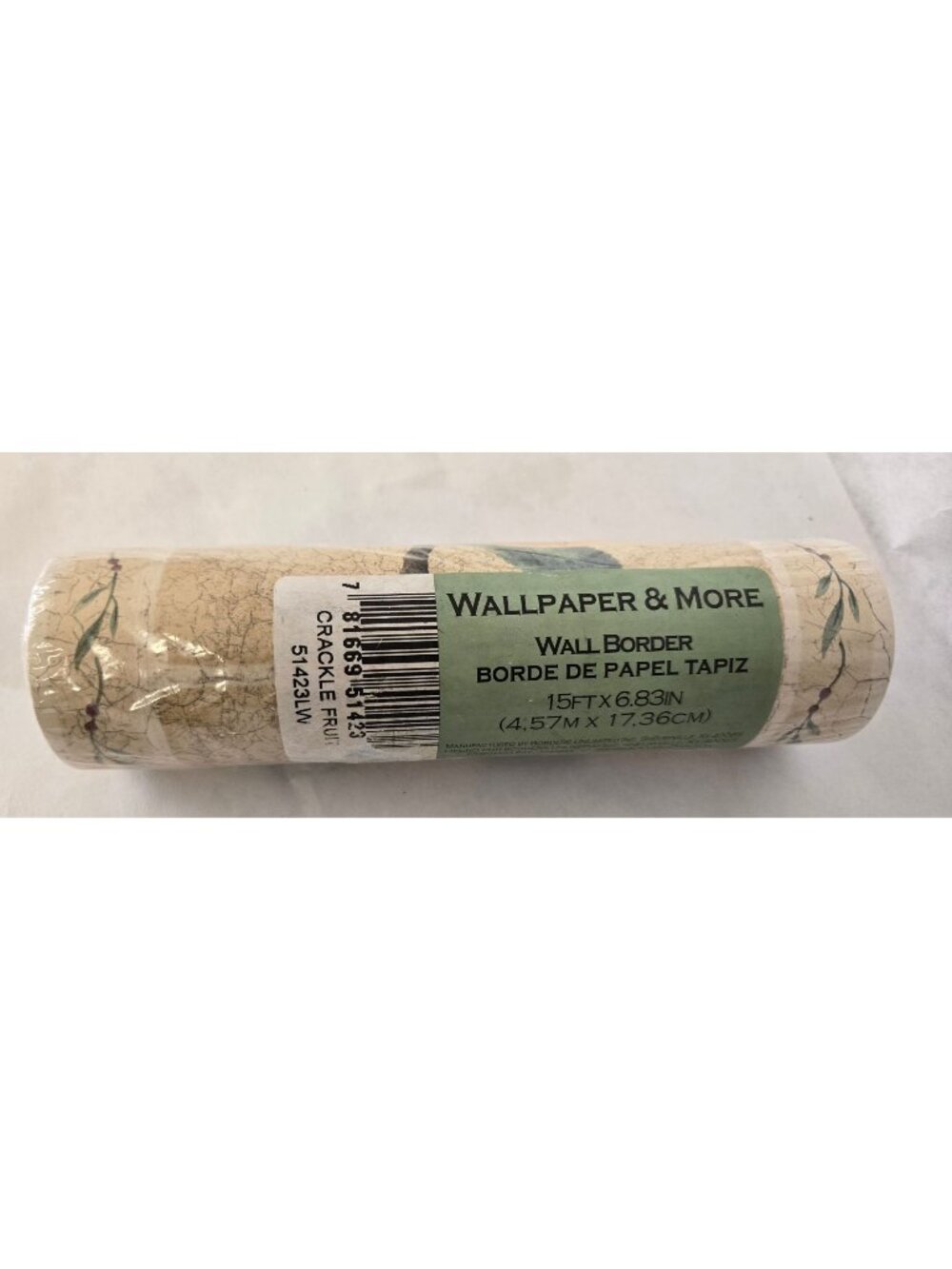 Wallpaper And More Crackle Fruit Print Wall Paper Border Kitchen Country  Garden